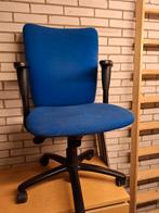 Blauwe Bureaustoel - verstelbaar, Gebruikt, Blauw, Ophalen of Verzenden, Bureaustoel