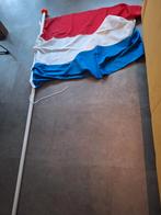 Nederlandse vlag en mast, Diversen, Vlaggen en Wimpels, Nieuw, Ophalen