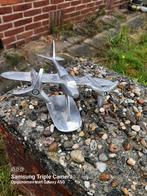 Aluminium  vliegtuig  zeer apart, Verzamelen, Luchtvaart en Vliegtuigspotten, Ophalen, Zo goed als nieuw, Schaalmodel