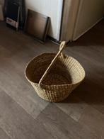 Gezellige rieten mand, Huis en Inrichting, Mand, Rond, Nieuw, Ophalen of Verzenden
