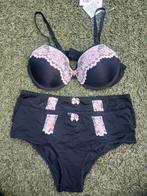 LASCANA NIEUW SETJE PUSH UP BH B80 EN 2X SLIP M, Lascana, Ophalen of Verzenden, Zwart