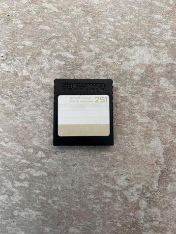 Nintendo  gamecube memorycard 251 blocks beschikbaar voor biedingen