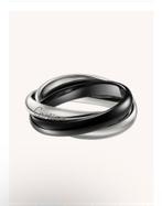 Cartier Trinity Ring Zilver/Goud, Nieuw, Ophalen of Verzenden, 17 tot 18, Dame of Heer