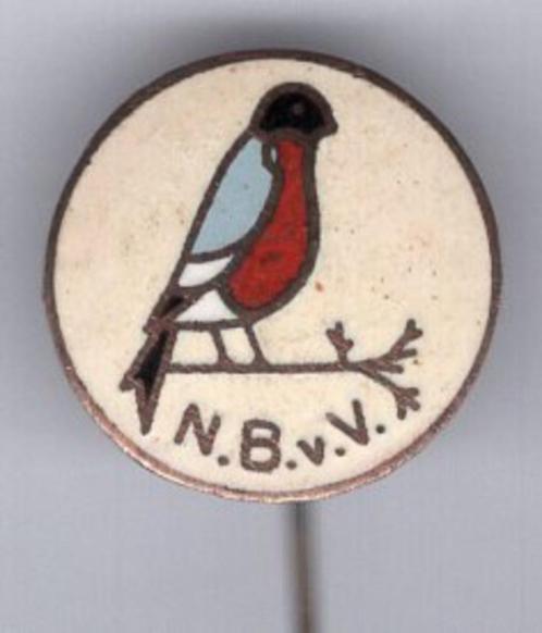 N.B.v.V. email op koper vogel speldje ( U_179 ), Verzamelen, Speldjes, Pins en Buttons, Zo goed als nieuw, Speldje of Pin, Dier of Natuur
