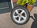 Audi Q5 Velgen 18 inch met Michelin Zomerbanden, Auto-onderdelen, Banden en Velgen, Ophalen, 18 inch, Gebruikt, Banden en Velgen