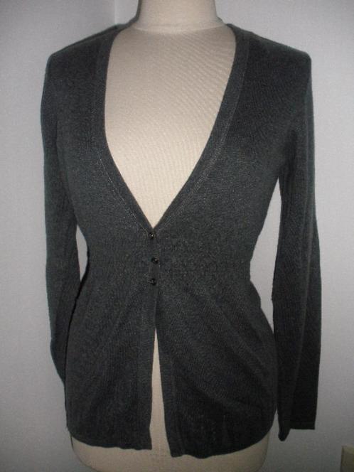 ESPRIT vest donker grijs maat S, Kleding | Dames, Truien en Vesten, Zo goed als nieuw, Maat 38/40 (M), Grijs, Ophalen of Verzenden