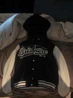 Pull&Bear Varsity Jacket - Zwart/Wit, Ophalen, Zo goed als nieuw, Maat 48/50 (M), Zwart