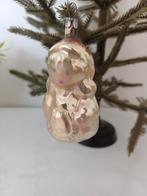 Oude kerstbal van glas meisje, Diversen, Ophalen of Verzenden, Zo goed als nieuw