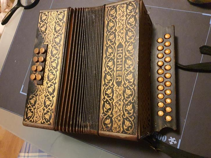 Hohner Pokerwork  Diatonische Button Accordeon, Muziek en Instrumenten, Accordeons, Gebruikt, Knopaccordeon, Overige formaten