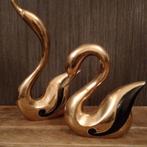 Vintage Caravell design zwanen in messing, Verzenden, Koper