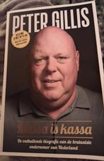 Peter Gillis - Massa is Kassa Biografie, Ophalen of Verzenden, Zo goed als nieuw, Mark Koster, Film, Tv en Media