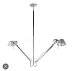 Artimide Tolomeo Due Bracci Sospensione hanglamp, Ophalen of Verzenden, Gebruikt, Overige materialen, 75 cm of meer