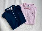 2x Tommy Hilfiger dames polo. Maat S. Donkerblauw & Roze, Overige kleuren, Ophalen of Verzenden, Zo goed als nieuw, Korte mouw