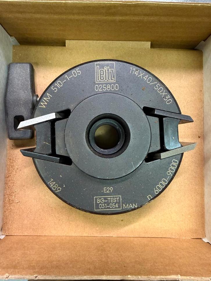 Leitz Beitelblok/Freesblok 114x40/50x30, Doe-het-zelf en Verbouw, Gereedschap | Machine-onderdelen en Toebehoren, Nieuw, Ophalen