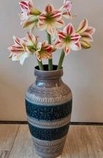 💥  Mooi turquoise blauw grijs geglazuurde
VLOERVAAS, Ophalen, Steen, Rond, Binnen