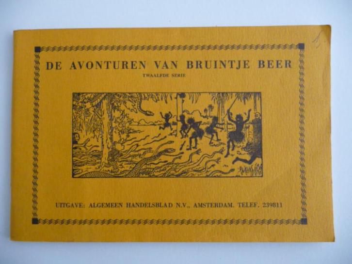 stripboek DE AVONTUREN VAN BRUINTJE BEER -TWAALFDE SERIE-, Boeken, Stripboeken, Eén stripboek, Ophalen of Verzenden