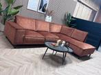 ZGAN Velvet Velours Hoekbank - Terracotta - 300 x 200, Ophalen, -, -, Hoekbank