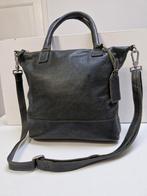 Cowboysbag Donkergroene Leren Tas - Groot!, Ophalen of Verzenden, Gebruikt, Groen, Handtas