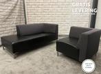 GRATIS LEVERING HEEL NL Montel Elementen Echt Leer Hoekbank, Stof, 150 tot 200 cm, Hoekbank, Ophalen of Verzenden