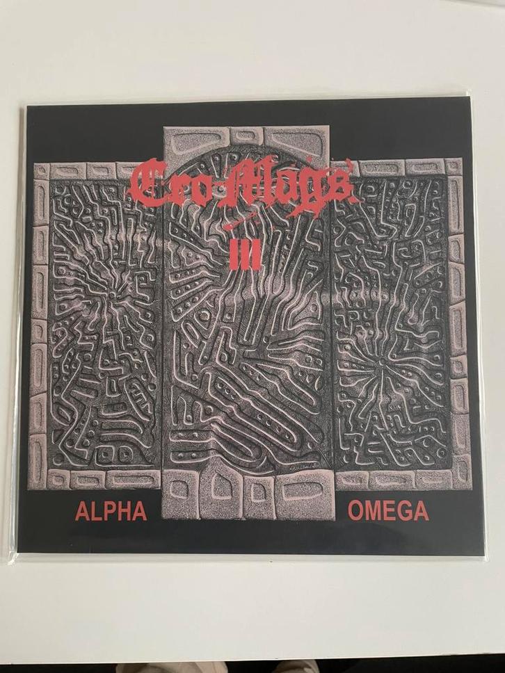 Cro mags Alpha Omega lp, Cd's en Dvd's, Vinyl | Hardrock en Metal, Gebruikt, Ophalen of Verzenden