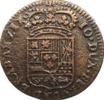 Spaanse Nederlanden - Namen liard 1710 (zeldzaam), Postzegels en Munten, Munten | Nederland, Ophalen of Verzenden, Vóór koninkrijk