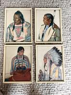 1944 Great Northern Railway Winold Reiss Blackfoot, Antiek en Kunst, Kunst | Litho's en Zeefdrukken, Ophalen of Verzenden