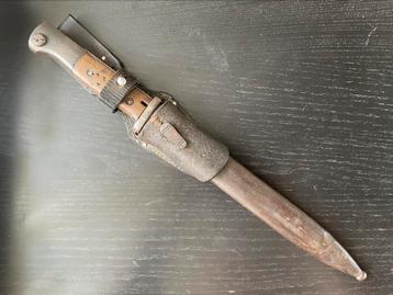 Vroege pre-wo2 K98 bajonet met frog beschikbaar voor biedingen