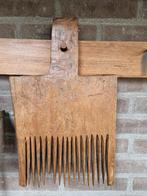 antieke wolkam - vlasstoppelkam, Ophalen of Verzenden