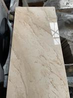 Marmer tegels hoogglans beige, Doe-het-zelf en Verbouw, Tegels, Ophalen, 60 cm of meer, Nieuw, 10 m² of meer