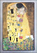 De Kus Gustav Klimt Metalen Wandbord Poster jugendstil, Ophalen of Verzenden