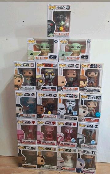 Mega grote Star Wars Funko Pop verzameling beschikbaar voor biedingen