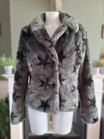 Goosecraft groen zwarte sterren jas jack winter L korte jas, Goosecraft, Verzenden, Maat 42/44 (L), Zo goed als nieuw