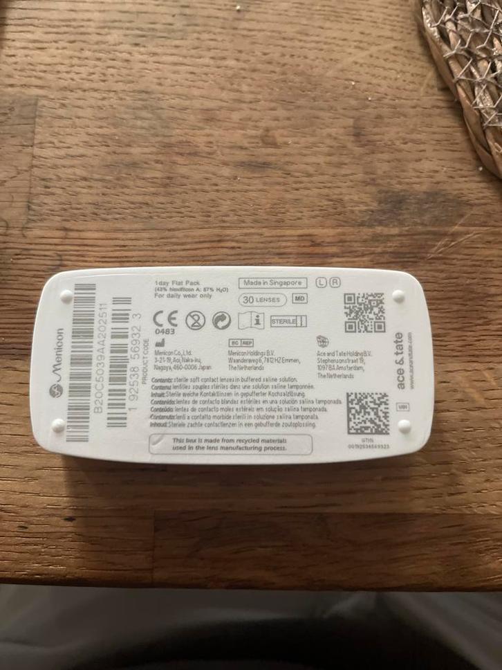 30 Doosjes Ace & Tate Lenzen -1.75, Sieraden, Tassen en Uiterlijk, Uiterlijk | Cosmetica en Make-up, Nieuw, Toebehoren, Ogen, Wit