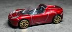 2008 Tesla Roadster bordeauxrood Hotwheels, Hobby en Vrije tijd, Modelauto's | Overige schalen, Nieuw, Ophalen of Verzenden
