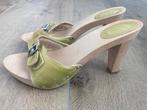 Hoge groene lederen kleppers Scholl mt 39, Scholl, Gedragen, Groen, Sandalen of Muiltjes