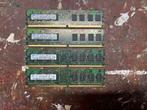 4x 1GB DDR2 PC2-5300U Geheugen, Ophalen of Verzenden, DDR2, Desktop, Gebruikt