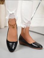 Zwarte Elegante Schoenen met Krokodillenprint - Maat 36, Meisje, Schoenen, Nieuw, Ophalen of Verzenden