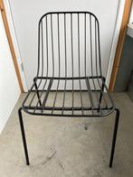 legend morris metalen draadstoel mat zwart nieuw, Huis en Inrichting, Stoelen, Ophalen of Verzenden, Nieuw, Zwart, Metaal