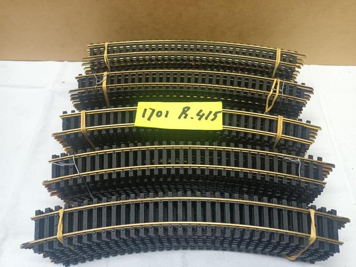 FLEISCHMANN  DIV KROMME RAILS   A KEUZE, Hobby en Vrije tijd, Modeltreinen | H0, Zo goed als nieuw, Rails, Gelijkstroom, Fleischmann