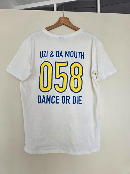 UZI & Da Mouth 058 Dance Or Die T-Shirt XL, Kleding | Heren, T-shirts, Zo goed als nieuw, Maat 56/58 (XL), Ophalen of Verzenden