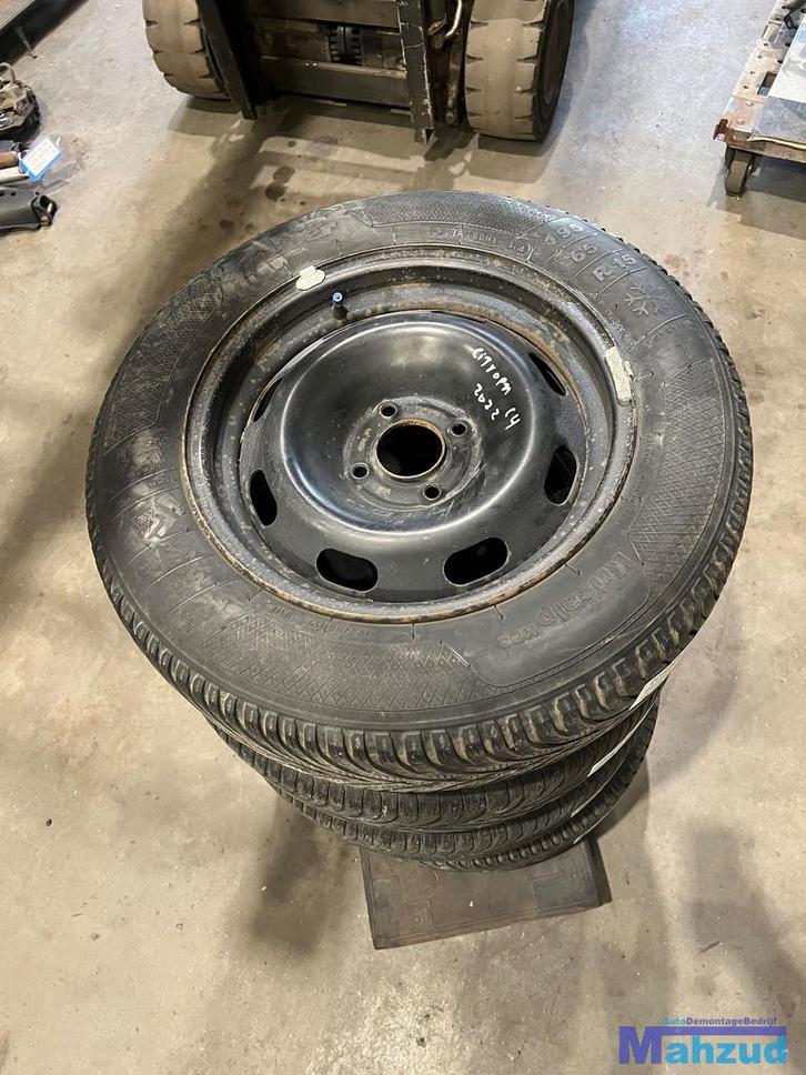 CITROEN PEUGEOT 4X108 65,1 15 INCH winter set banden velgen, Auto-onderdelen, Banden en Velgen, Banden en Velgen, Personenwagen