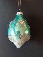 Ijsblauw met zilvere kegel Kerstornament Kurt S. Adler, Diversen, Kerst, Verzenden, Nieuw