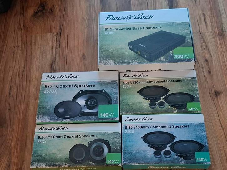 Phoenix ‍ Gold Speaker + underseat subwoofer, Auto diversen, Autospeakers, Nieuw, Ophalen of Verzenden