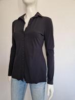 Jane Lushka blouse. Maat 38, Zwart/travelstof., Maat 38/40 (M), Nijmegen, Zwart, Verhip-vintage.nl