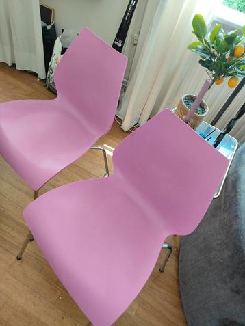 2 Kartell maui roze design stoelen  beschikbaar voor biedingen