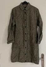 Sandwich blouse tuniek maat M linnen taupe grijs bruin, Maat 38/40 (M), Overige kleuren, Ophalen of Verzenden, Zo goed als nieuw