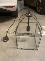 Handlampen, Huis en Inrichting, Lampen | Hanglampen, Klassiek/sfeerlicht, Ophalen of Verzenden, Zo goed als nieuw, Glas