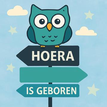 Geboortebord Uiltje beschikbaar voor biedingen