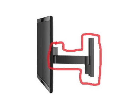 Vogel's WALL 1125 Black TV - beugel 48,3cm (19") - 134,6cm (, Audio, Tv en Foto, Televisiebeugels, Ophalen of Verzenden