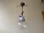 Antieke Hanglamp Lamp Plafondlamp voorheen gaslamp Frans, Antiek en Kunst, Ophalen of Verzenden